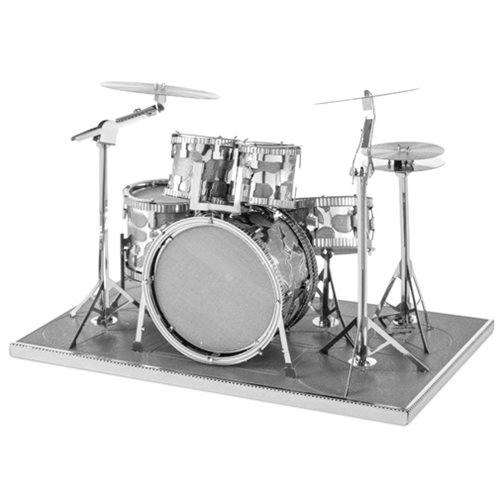 Drum Set Metal Earth Model Kit